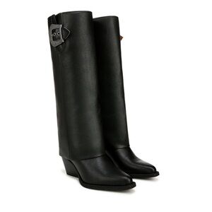 NWT Zodiac Womens Rowena Wings Zip Tall Western Boots